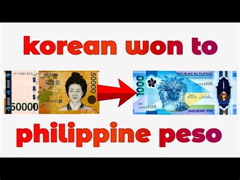 Convert from South Korean Won (KRW) to Philippine Peso (PHP).
